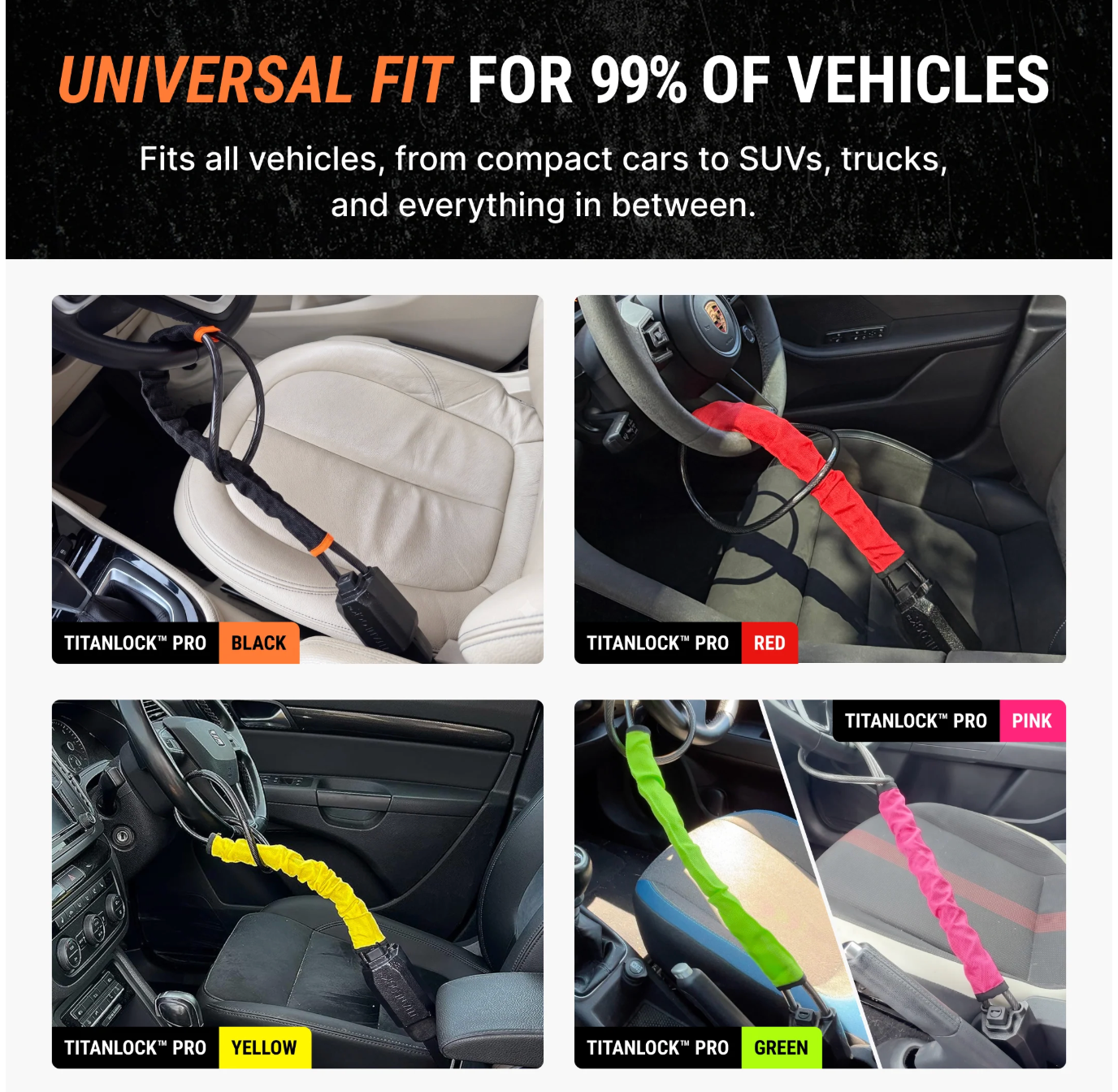 Varkken™ Anti-Theft Steering Lock